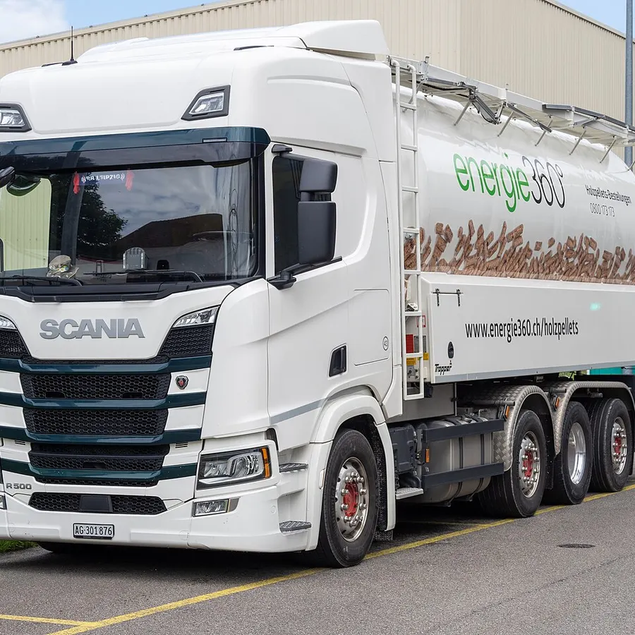 Pellets ou granulés en vrac